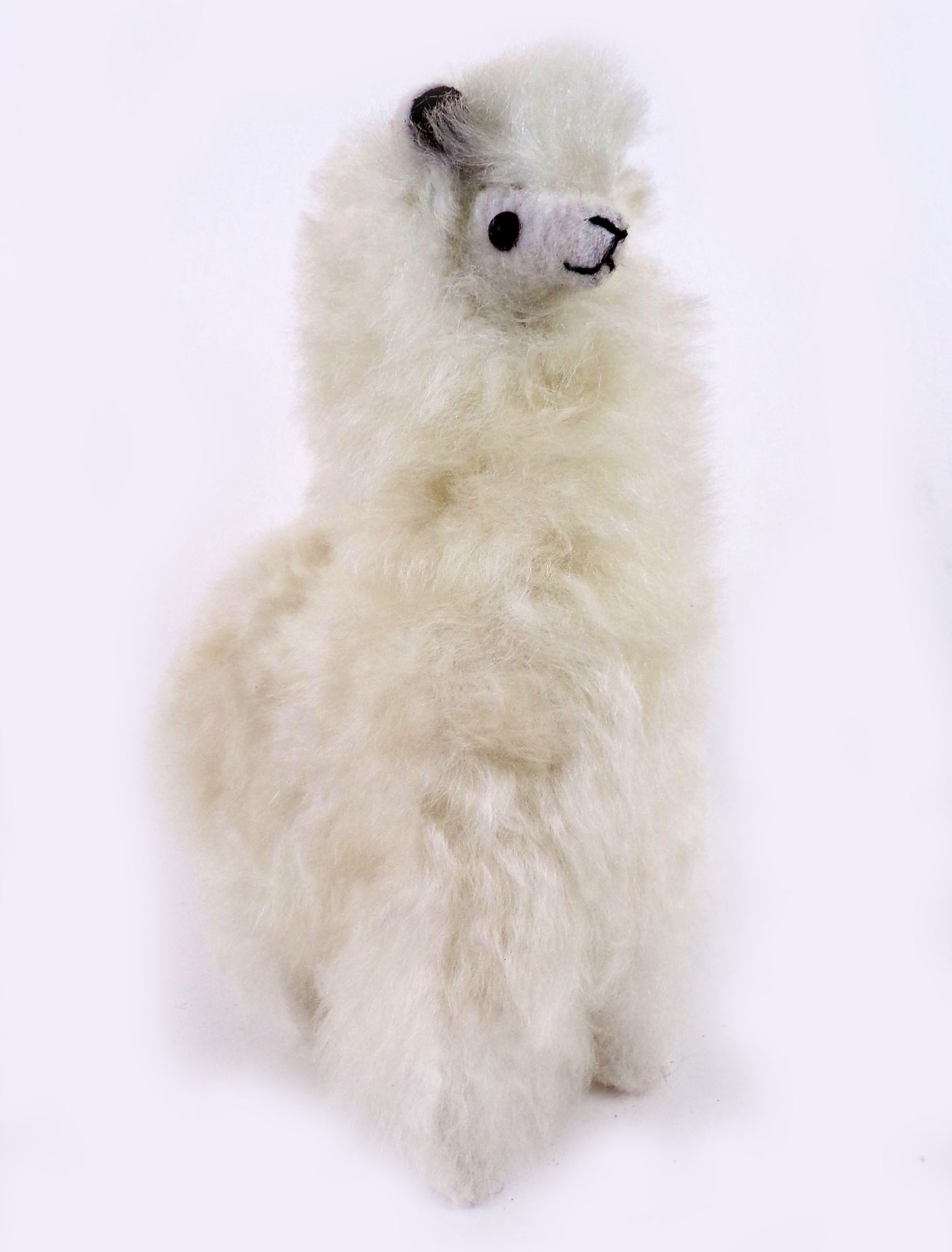 10" Inches Height / Handmade Alpaca Stuffed Animal Plush Alpaca Llama fur teddy alpaca handmade Peruvian alpaca fur stuffed animal toy