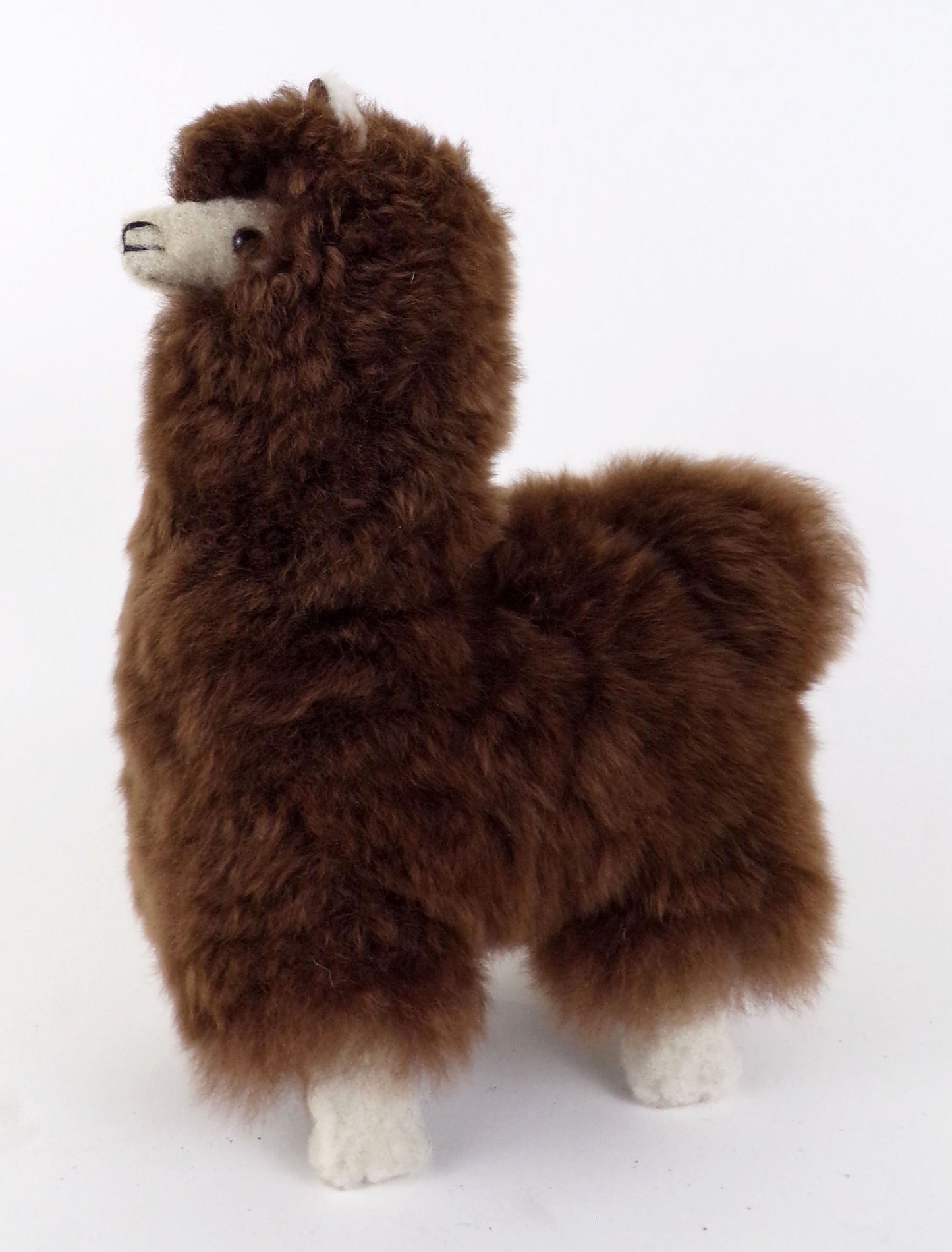 10" Inches Height / Handmade Alpaca Stuffed Animal Plush Alpaca Llama fur teddy alpaca handmade Peruvian alpaca fur stuffed animal toy