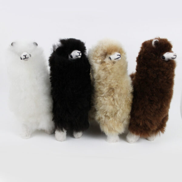 Handmade Alpaca Fur Llama Teddy: 10″ Peruvian Plush Toy