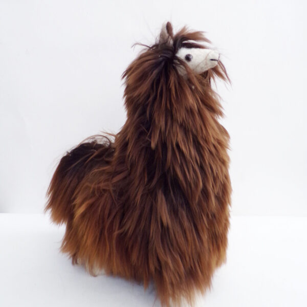 Handmade Suri Baby Alpaca Plush Llama: Peruvian Stuffed Animal